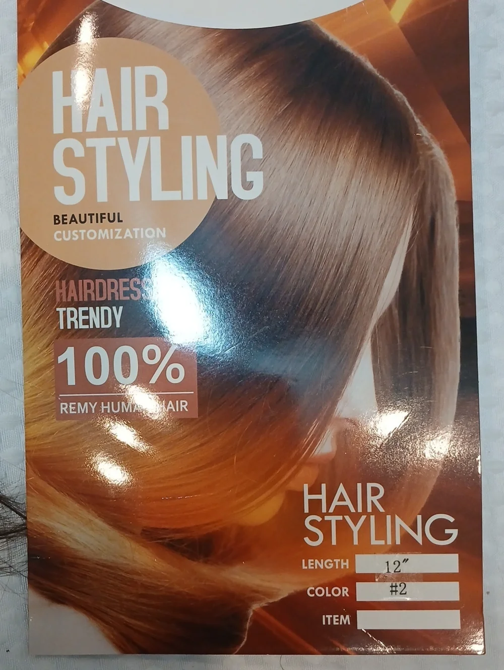 Dark Brown Clip-In Humam Hair Fringe/Extension - Lightweight Natural Look